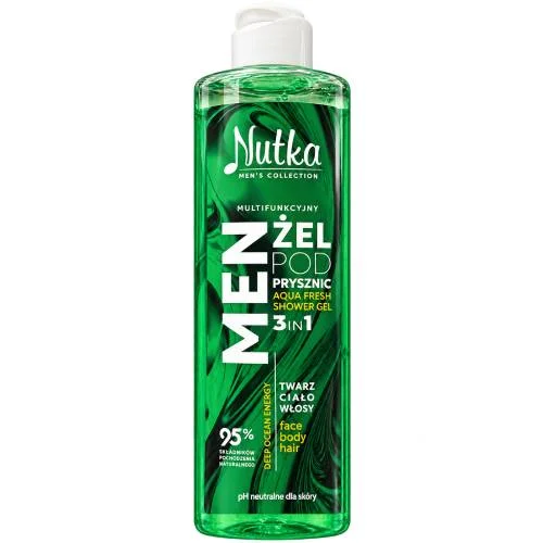 Zdjęcie produktu - Nutka Men's Collection Multifunkcyjny żel pod prysznic dla mężczyzn 3w1, 400 ml
