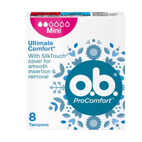O.B. ProComfort Mini Tampony, 8 szt.
