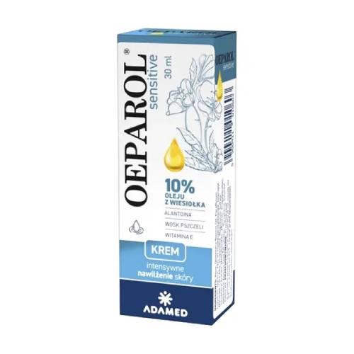Zdjęcie produktu - Oeparol Sensitive P&oacute;łtłusty krem nawilżający, 30 ml