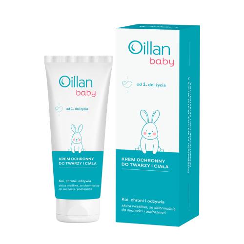Zdjęcie produktu - OILLAN Baby Krem ochronny do twarzy i ciała, 75ml