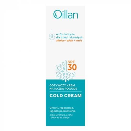 Zdjęcie produktu - OILLAN COLD CREAM Krem odżywczy na każdą pogodę SPF30, 50 ml