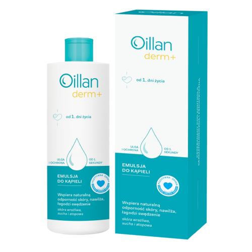 Zdjęcie produktu - OILLAN Derm+ Emulsja do kąpieli, 400ml