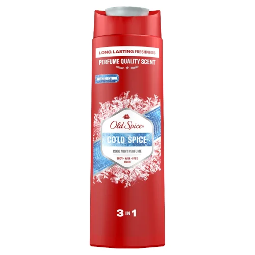 Zdjęcie produktu - Old Spice Cold Spice Żel pod prysznic dla mężczyzn 3w1, 400 ml