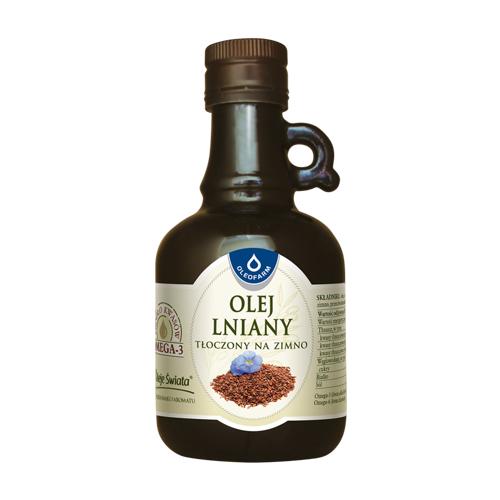 Zdjęcie produktu - Olej lniany, 250ml 