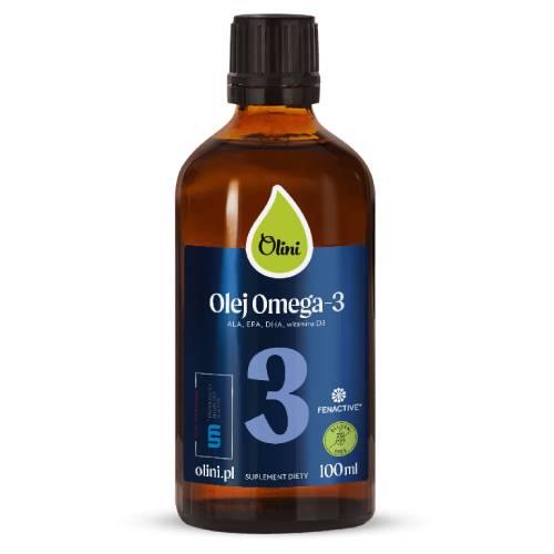 Zdjęcie produktu - Olini Olej Omega-3, 100 ml