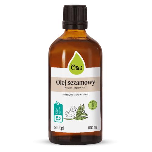 Zdjęcie produktu - Olini Olej sezamowy, 100 ml