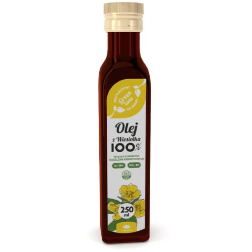 Zdjęcie produktu - Tabfarm Olej z wiesiołka 100% tłoczony za zimno, 250ml