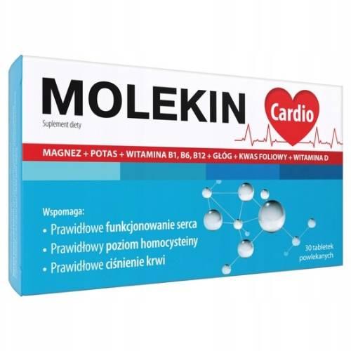 Miniaturka artykułu - Molekin Cardio, 30 tabl.