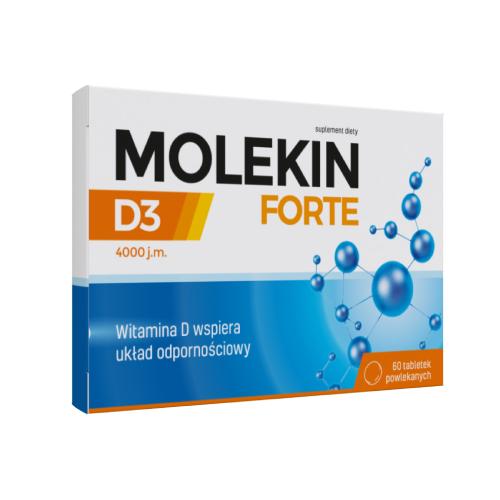 Miniaturka artykułu - Molekin  D3 Forte - 60 tabletek 