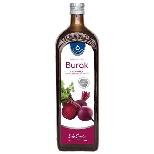 Zdjęcie produktu - Oleofarm Burak z witaminą C płyn, 980 ml