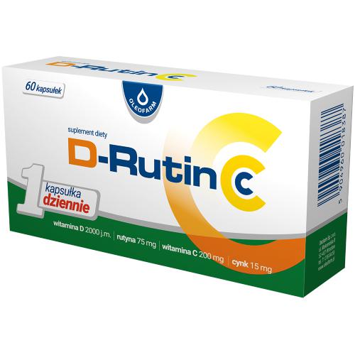 Zdjęcie produktu - D-Rutin CC, 60kaps. OLEOFARM