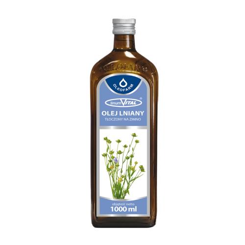 Zdjęcie produktu -  Oleofarm LinumVital olej lniany tłoczony na zimno, 1000ml