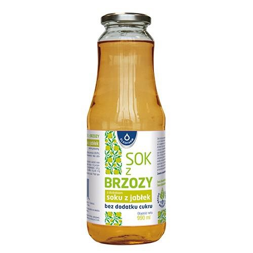 Zdjęcie produktu - OLEOFARM Sok z Brzozy z dodatkiem soku z jabłek, 990ml 