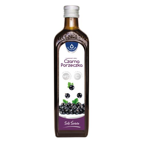 Zdjęcie produktu - OLEOFARM Sok z czarnej porzeczki z witaminą C, 490ml