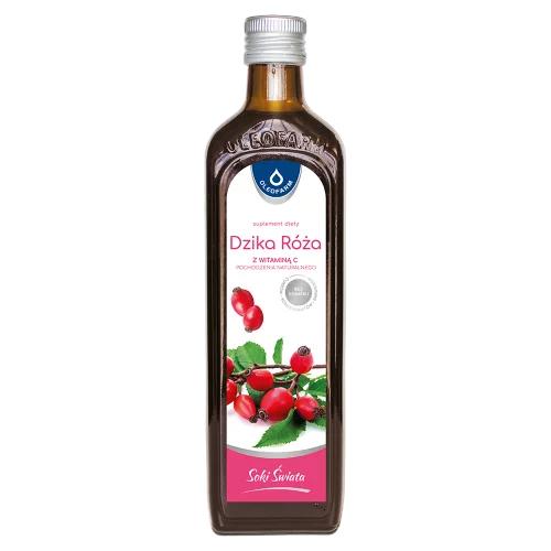 Zdjęcie produktu - Oleofarm Sok z dzikiej r&oacute;ży z naturalną witaminą C, 490 ml