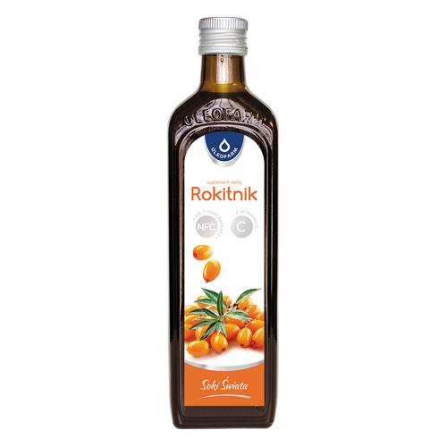 Zdjęcie produktu - OLEOFARM Sok z rokitnika z witaminą C, 490ml	