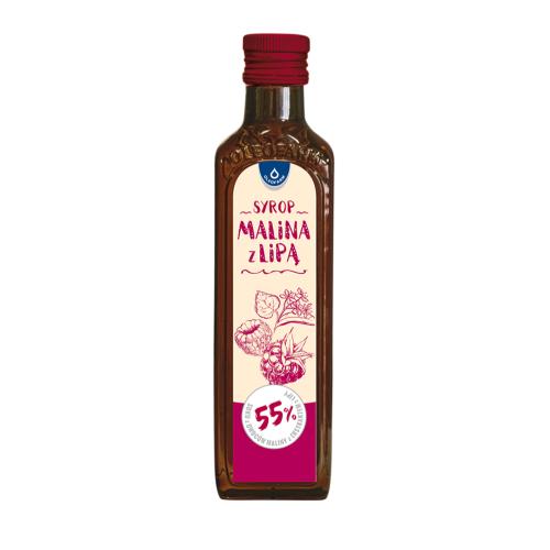 Zdjęcie produktu - OLEOFARM Malina z lipą Syrop, 250ml