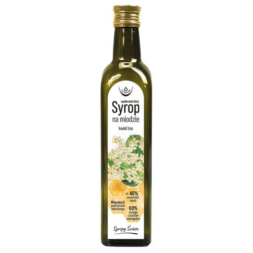 Zdjęcie produktu - OLEOFARM Syrop na miodzie kwiat bzu, 250ml