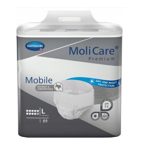 Miniaturka artykułu - MoliCare&reg; Premium Mobile 10K L Majtki chłonne, 14 sztuk