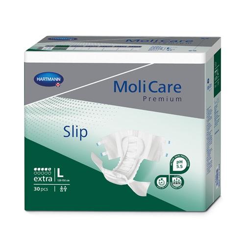 Miniaturka artykułu - MoliCare Premium Slip Extra Pieluchomajtki - rozmiar L, 30 sztuk 
