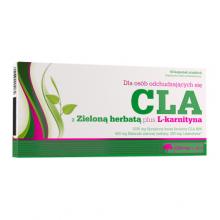 Zdjęcie produktu - Olimp Cla z Zieloną Herbatą plus L-karnityna, 60 kaps.