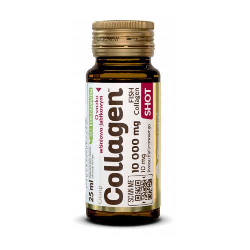 Zdjęcie produktu - OLIMP Collagen Kolagen 10 000mg shot smak wiśniowo-jabłkowy, 25ml