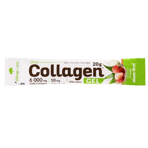 Zdjęcie produktu - Olimp Collagen Gel o smaku aloes-liczi, 20 g