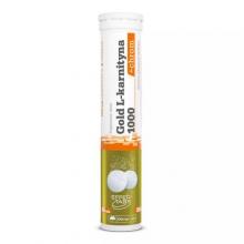 Zdjęcie produktu - OLIMP Gold L-karnityna 1000 + chrom - pomarańcza, 20 tabletek musujących