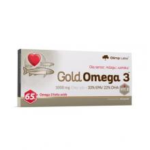 Zdjęcie produktu - OLIMP GOLD OMEGA 3 1000 mg - 60 kapsułek USZZKODZONE/ BRAK OPAKOWANIA