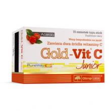 Zdjęcie produktu - Olimp Gold-Vit C Junior - 15 saszetek