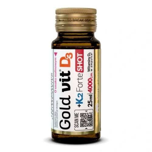 Zdjęcie produktu - OLIMP Gold-Vit D3+K2 Forte - malina, 25ml