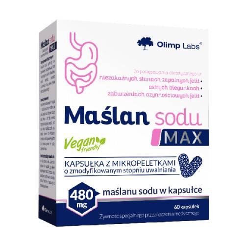 Zdjęcie produktu - Olimp Maślan sodu Max, 60 kaps.