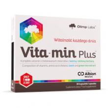 Zdjęcie produktu - OLIMP VITA-MIN PLUS z luteiną i zieloną herbatą - 30 kapsułek