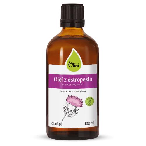 Zdjęcie produktu - Olini Olej z ostropestu, 100 ml