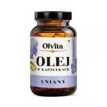 Zdjęcie produktu - OLVITA Olej lniany w kapsułkach, 60 kaps.