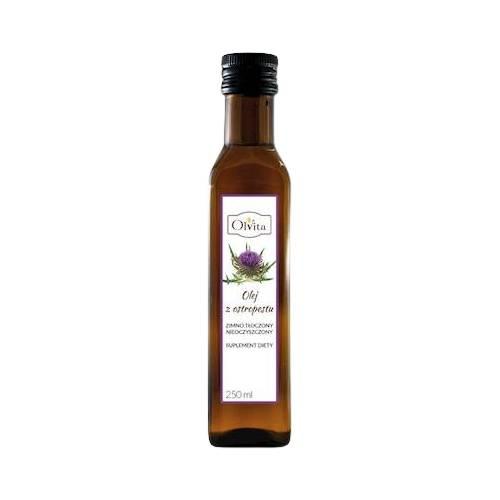 Zdjęcie produktu - OLVITA Olej z ostropestu zimno tłoczony, 250ml