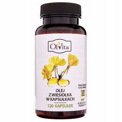 Zdjęcie produktu - OLVITA Olej z wiesiołka, 120 kaps.