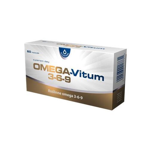 Zdjęcie produktu - Omega-Vitum 3-6-9 Oleofarm, 60kaps.