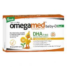 Omegamed Baby+D 6m+, 30 kaps. twistoff - suplement diety dla dzieci