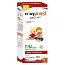 Zdjęcie produktu - Omegamed Odporność 1+ Syrop, 140 ml - suplement diety dla dzieci
