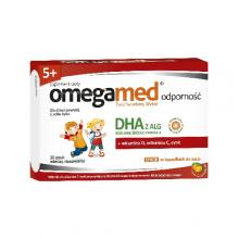 Zdjęcie produktu - Omegamed Odporność 5+ Syrop w kapsułkach do żucia, 30 szt. - suplement diety dla dzieci