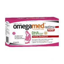 Zdjęcie produktu - Omegamed Optima Forte, 60 kaps. - suplement diety dla kobiet w ciąży i matek karmiących