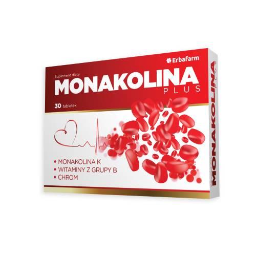 Miniaturka artykułu - Monakolina Plus, 30 tabletek