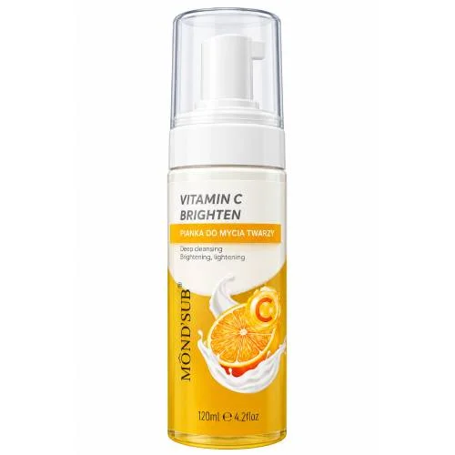 Miniaturka artykułu - Mond'Sub Milky Shake Vitamin C Pianka do mycia twarzy, 120 ml