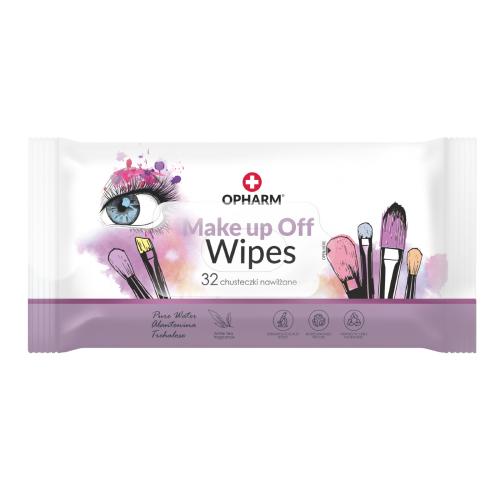 Zdjęcie produktu - OPHARM Make up off Wipes Chusteczki do demakijażu, 32szt.