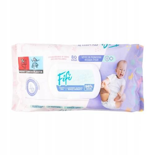 Zdjęcie produktu - OPHARM Fifi Chusteczki nawilżane dla dzieci i niemowląt, 80szt.