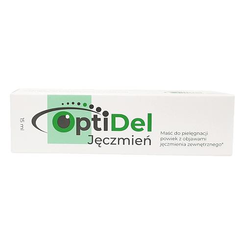 Zdjęcie produktu - OptiDel Jęczmień Maść do pielęgnacji sk&oacute;ry powiek, 15 ml