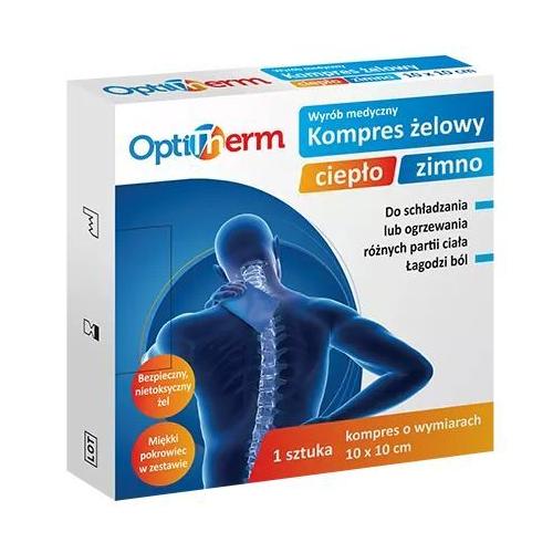 Zdjęcie produktu - OptiTherm Kompres żelowy ciepło-zimno 10x10 cm, 1 szt.