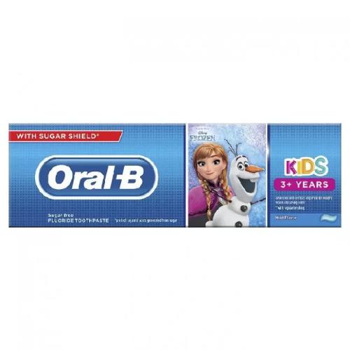 ORAL-B Kids Pasta do zęb&oacute;w dla dzieci 3+ z postaciami z filmu "Kraina Lodu" / "Auta", 75ml