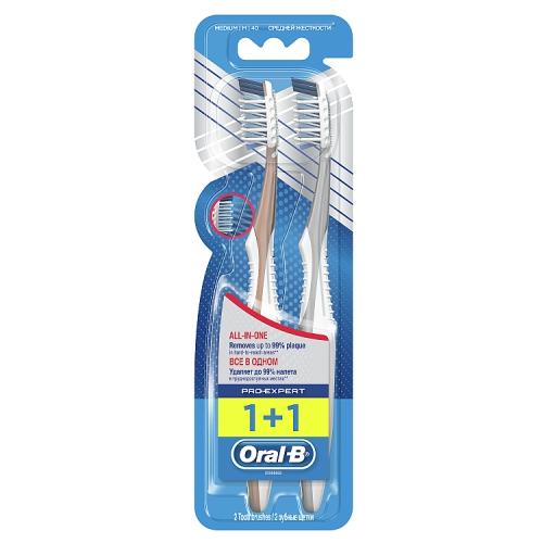 ORAL-B Pro-Expert CrossAction All-In-One Szczoteczka manualna do zęb&oacute;w, średnia, 2szt.